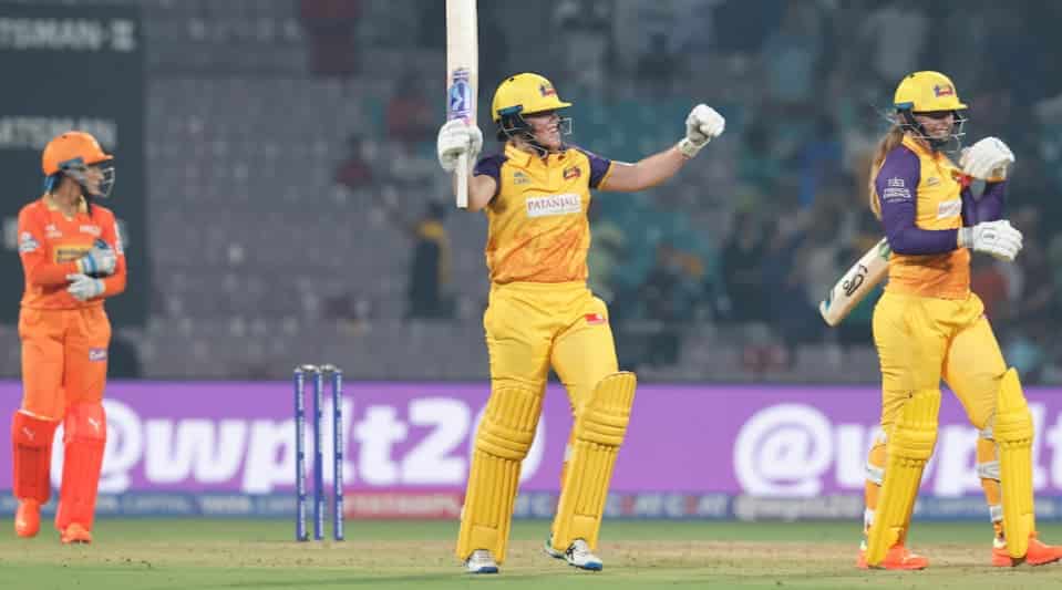 Grace Harris delivered fastest fifty in WPL off 25 balls Grace Harris delivered fastest fifty in WPL off 25 balls