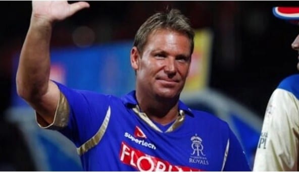 Shane Warne previous captain of RR Shane Warne previous captain of RR
