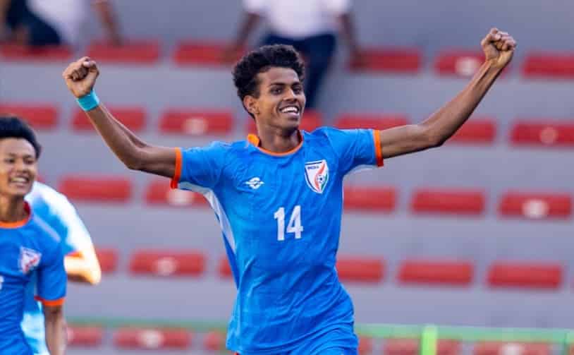 Vishal Yadav Opens Scoring in the 3rd Minute Vishal Yadav Opens Scoring in the 3rd Minute