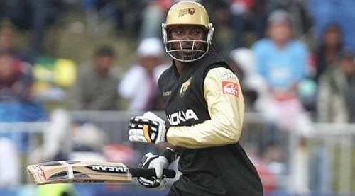 Gayle and Tiwary Combine for 33 Gayle and Tiwary Combine for 33