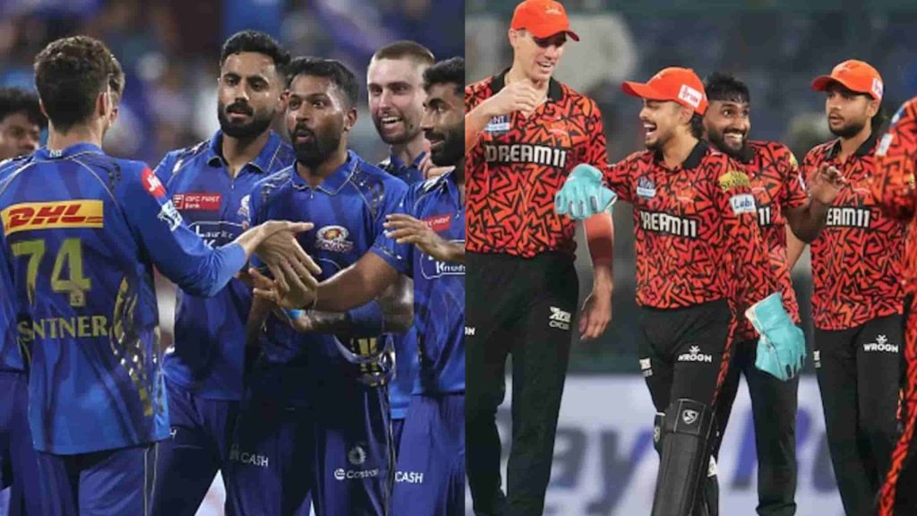 MI vs SRH Head-to-Head in IPL