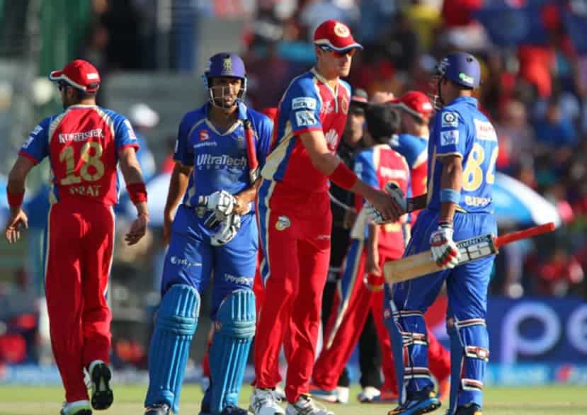 Rajasthan Royals – 14-2 vs RCB Rajasthan Royals – 14-2 vs RCB