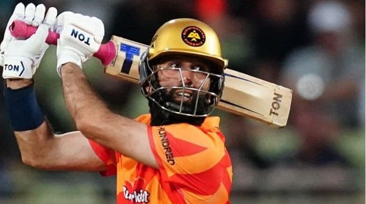 Moeen Munir Ali in hundred men's competition Moeen Munir Ali in hundred men's competition
