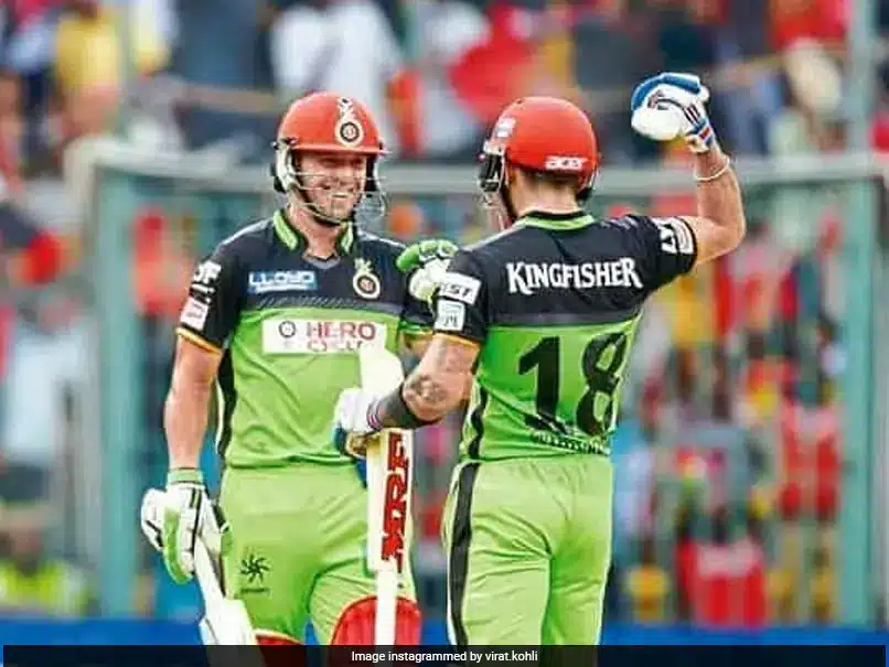 Virat Kohli and AB de Villiers Virat Kohli and AB de Villiers