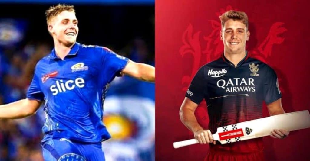 Cameron Green from MI to RCB Cameron Green from MI to RCB