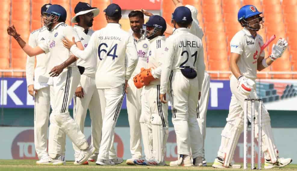 Spinners Headline India’s Biggest Innings Win Over Afghanistan Spinners Headline India’s Biggest Innings Win Over Afghanistan