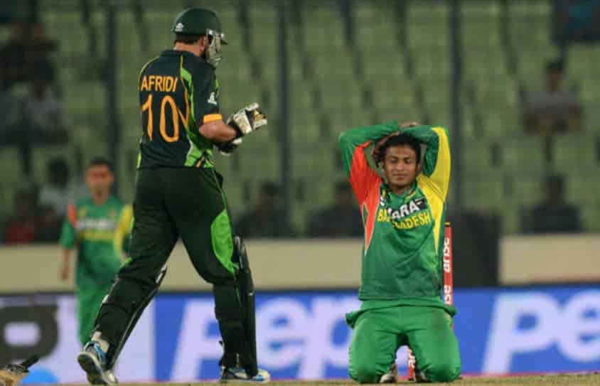 Bangladesh 115 all out vs Pakistan — Karachi, 2008 Asia Cup