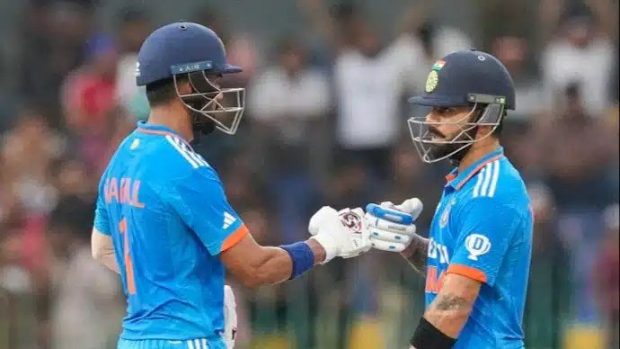 KL Rahul and Virat Kohli: 233* vs Pakistan (2023) KL Rahul and Virat Kohli: 233* vs Pakistan (2023)