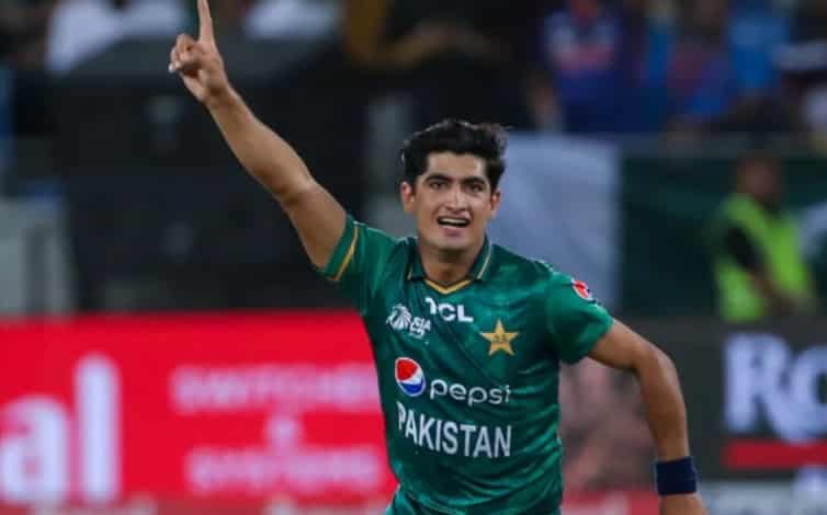Naseem Shah in Asiacup Naseem Shah in Asiacup