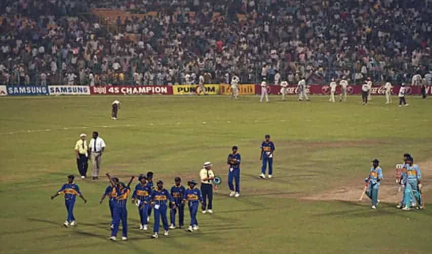 Sri Lanka's 214 vs India, Cuttack 1990 Sri Lanka's 214 vs India, Cuttack 1990