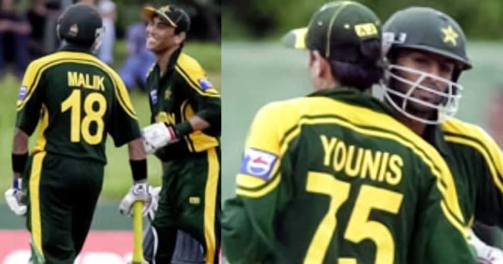 Younis Khan and Shoaib Malik: 223 vs Hong Kong (2004) Younis Khan and Shoaib Malik: 223 vs Hong Kong (2004)