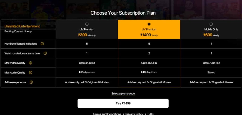 Choose a Plan Choose a Plan