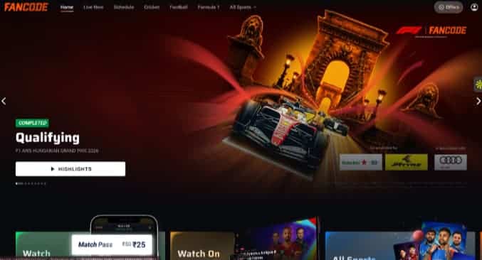 Open the Fancode App Open the Fancode App